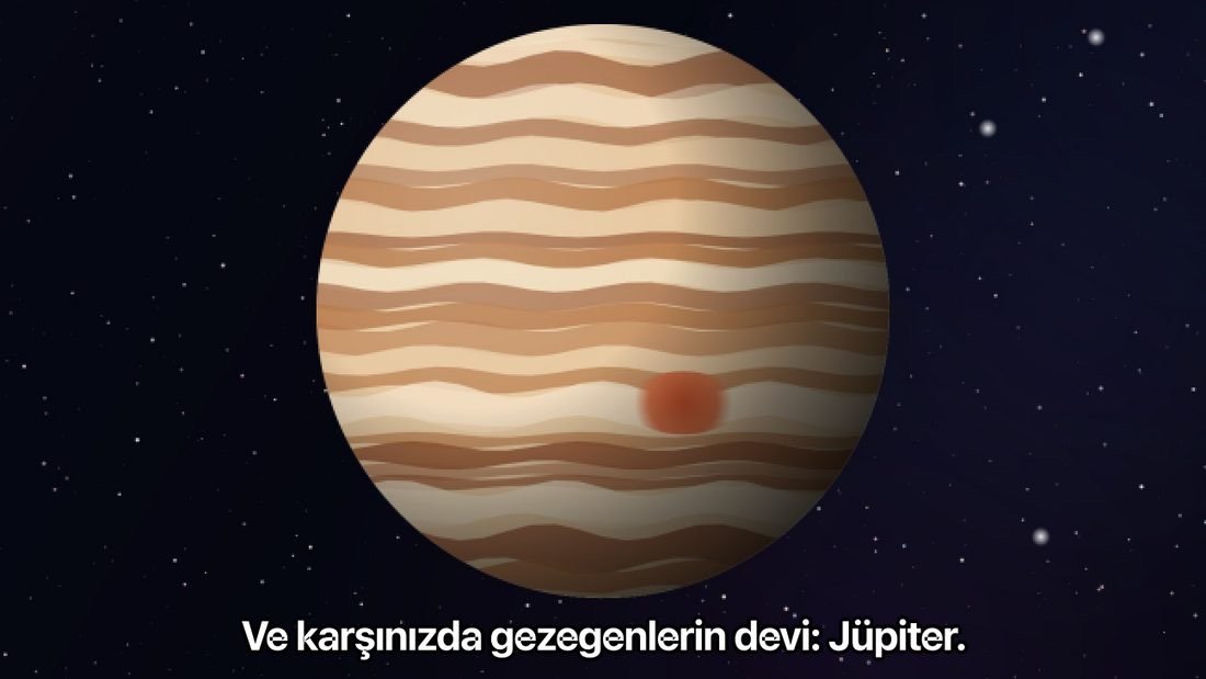 Önizleme: görsel ve altyazı, seslendirmeyle birlikte